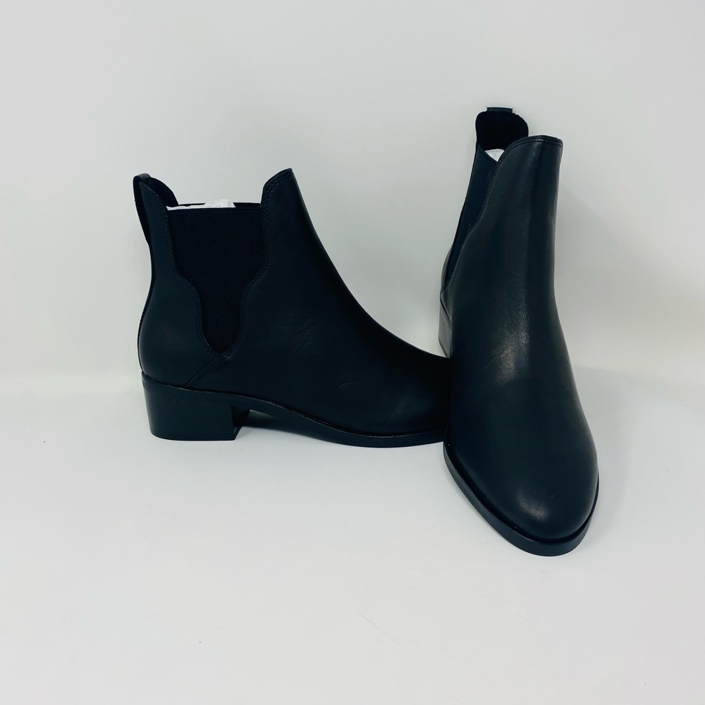 NWT Soludos Chelsea Bootie Marfa Leather in Black Size 8.5 - Picture 13 of 14